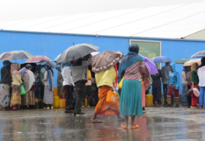 Kerosene fuel queue at Bole-NOC fuel station in Addis Ababa
